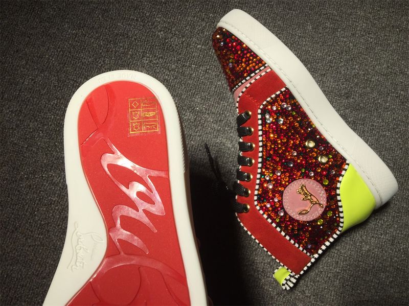 C*ristian L*uboutin Louis Rhinestone Sneaker