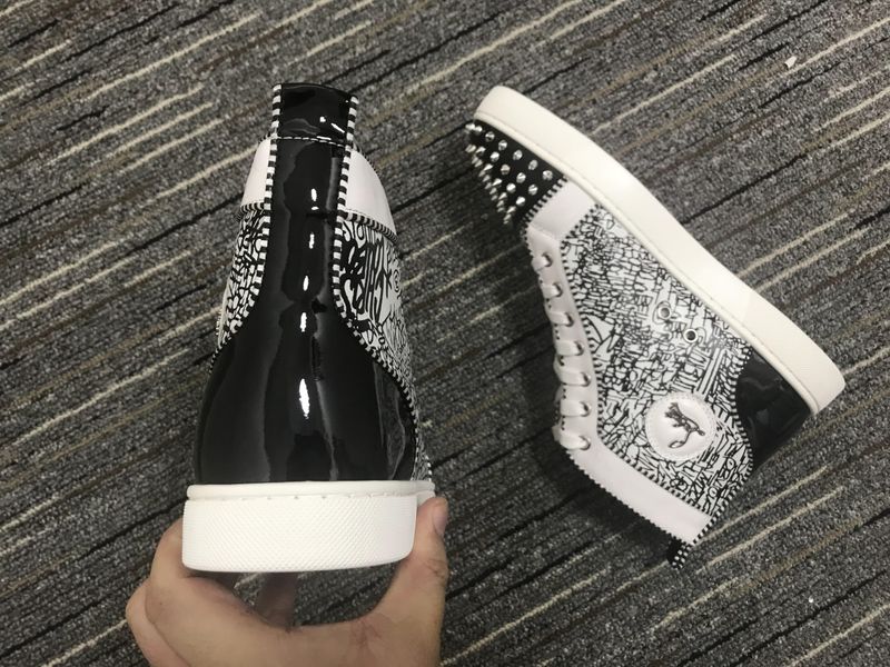C*ristian L*uboutin Lou Spikes Sneaker