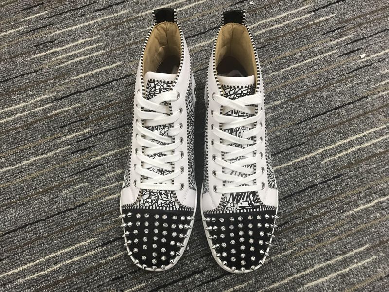 C*ristian L*uboutin Lou Spikes Sneaker