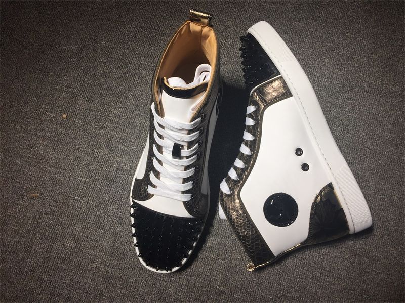 C*ristian L*uboutin Lou Spikes Sneaker