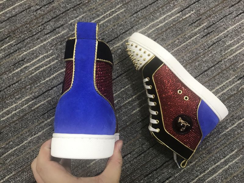 C*ristian L*uboutin Lou Spikes Sneaker