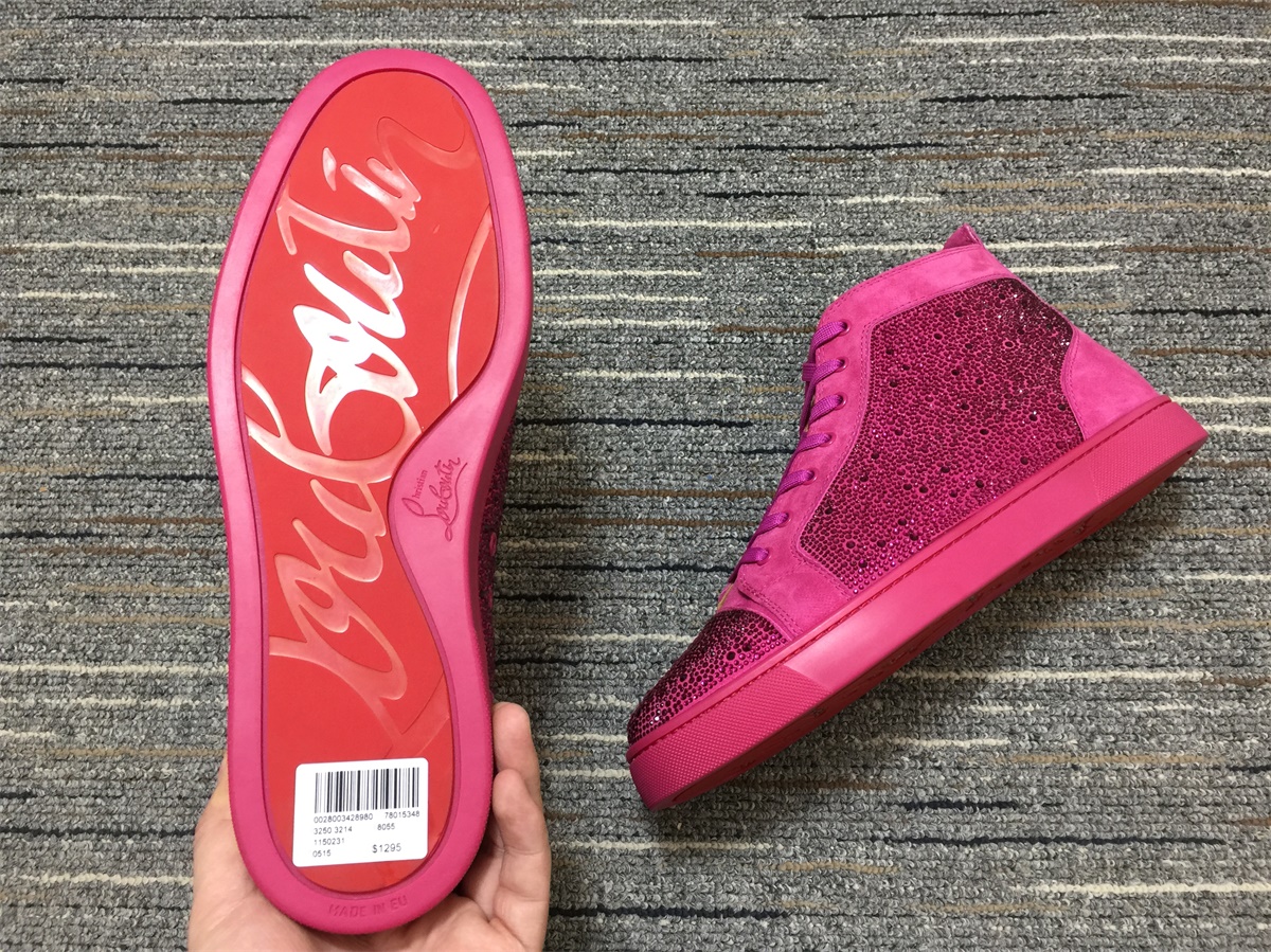 C*ristian L*uboutin Louis Rhinestone Sneaker
