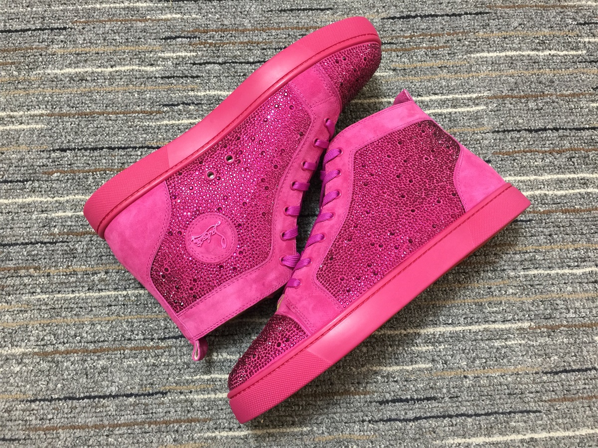 C*ristian L*uboutin Louis Rhinestone Sneaker