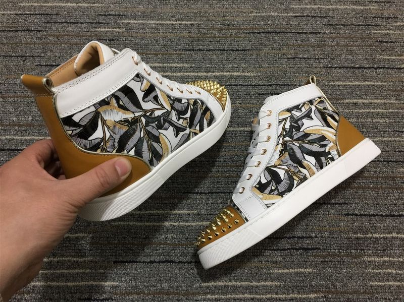 C*ristian L*uboutin Lou Spikes Sneaker