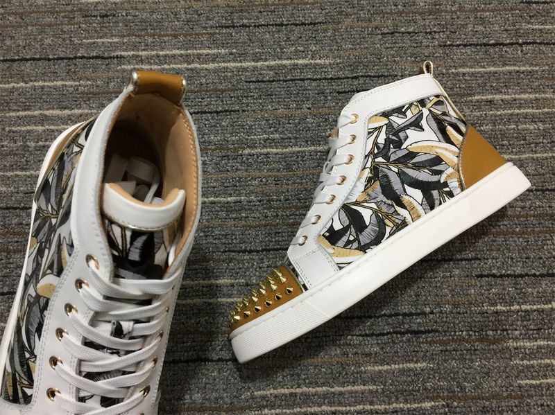 C*ristian L*uboutin Lou Spikes Sneaker