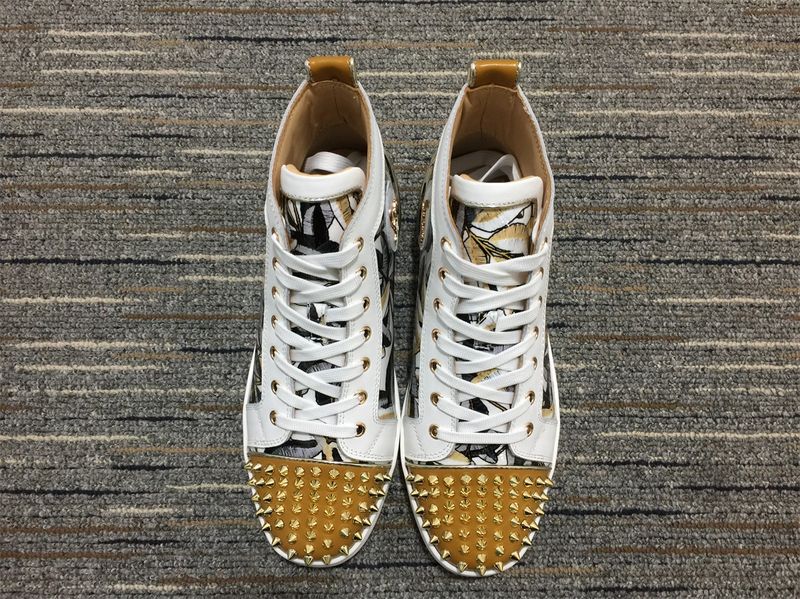 C*ristian L*uboutin Lou Spikes Sneaker