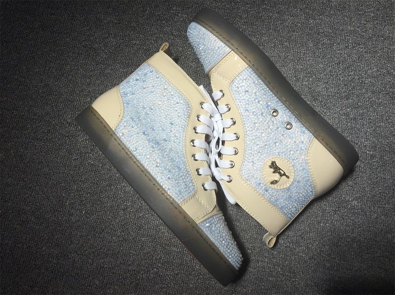 C*ristian L*uboutin Louis Rhinestone Sneaker
