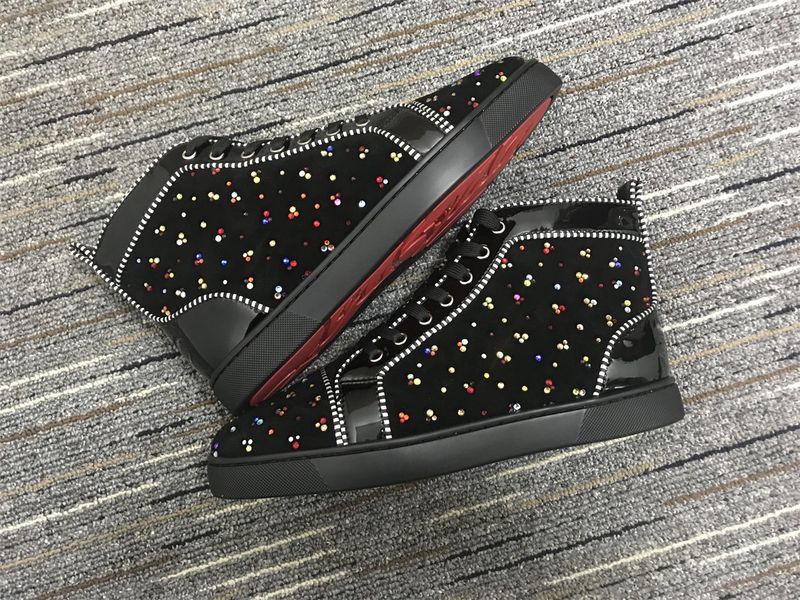 C*ristian L*uboutin Louis Rhinestone Sneaker