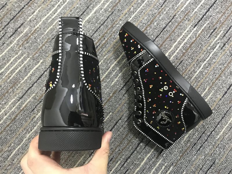 C*ristian L*uboutin Louis Rhinestone Sneaker