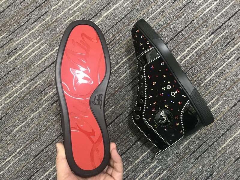 C*ristian L*uboutin Louis Rhinestone Sneaker