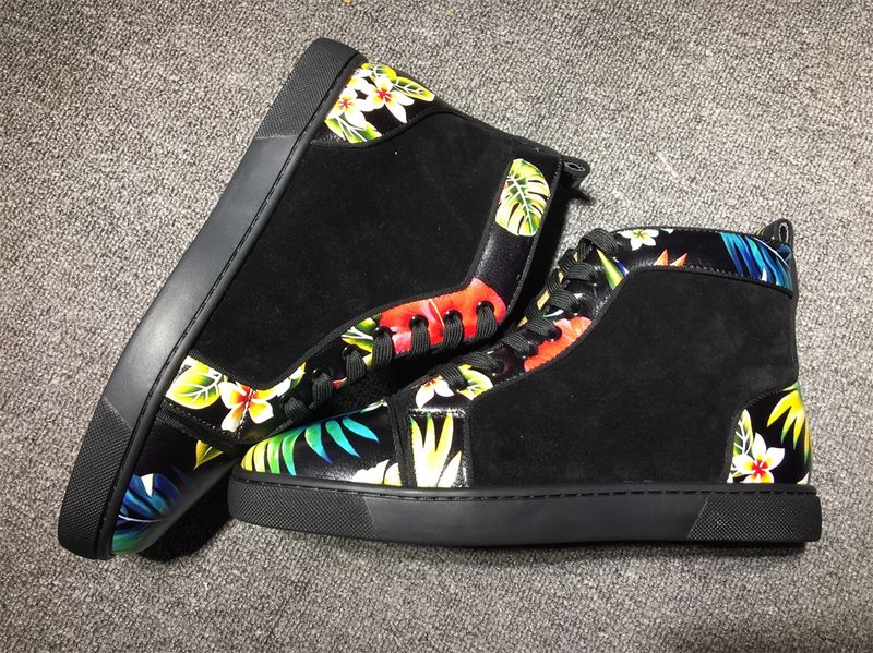 C*ristian L*uboutin Suede Leather Sneaker