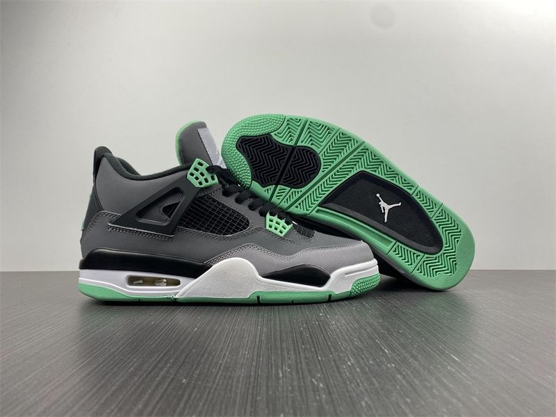 Air Jordan 4 Retro Green Glow  308497-033