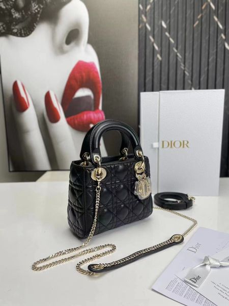 D*ior Handbag Top Quality HT 20231016-80 17*15*7 cm