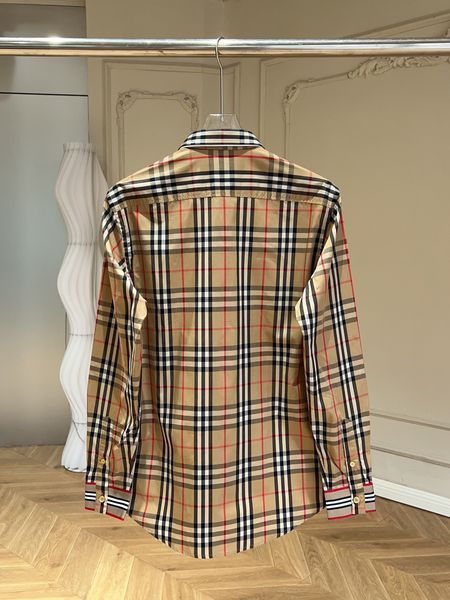 B*URBERRY  shirt Top Quality D17 20240329-17