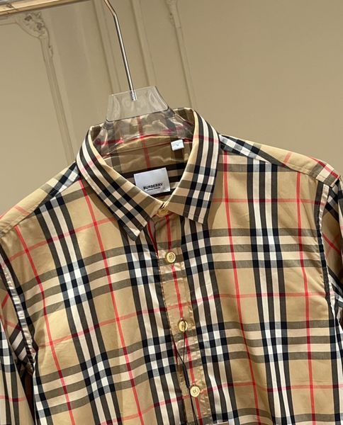 B*URBERRY  shirt Top Quality D17 20240329-17
