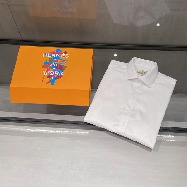 H*ermes shirt Top Quality D17 20240523-3