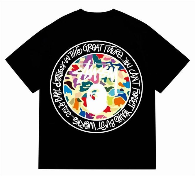 B*ape T-shirt Top Quality Qiqi 20240718-108