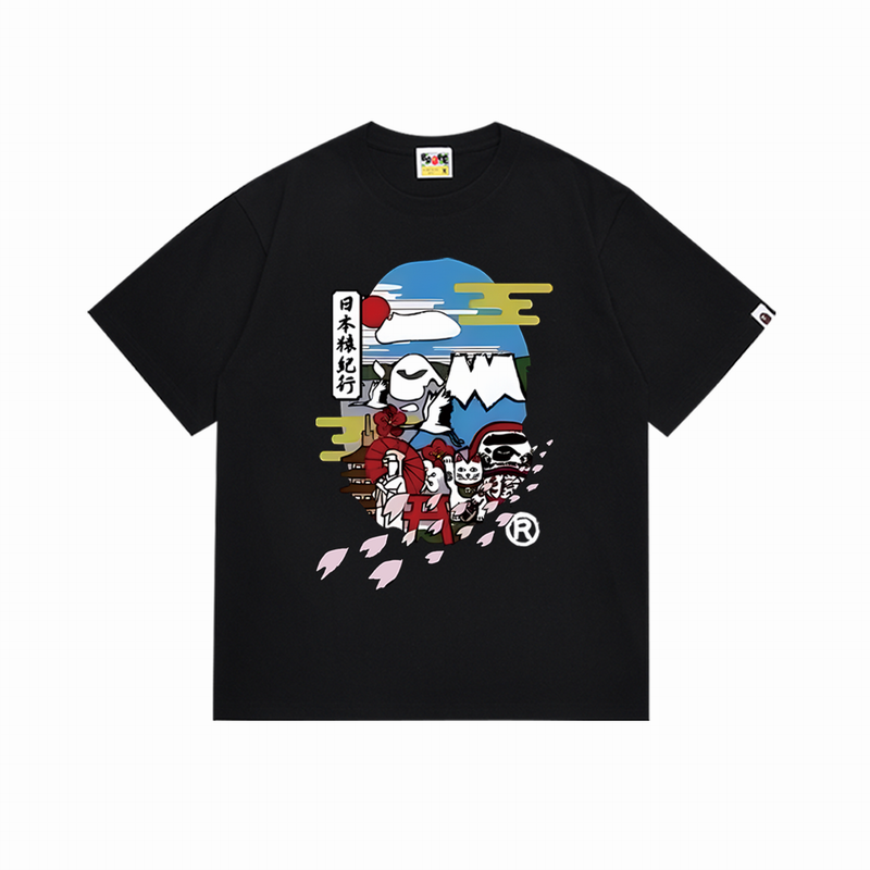 B*ape T-shirt Top Quality Qiqi 20240719-7