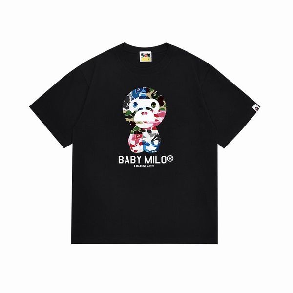 B*ape T-shirt Top Quality Qiqi 20240719-77
