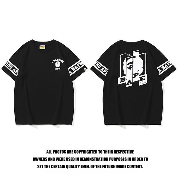 B*ape T-shirt Top Quality Qiqi 20240720-34
