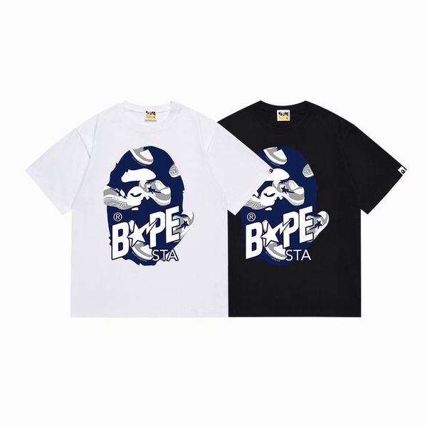 B*ape T-shirt Top Quality Qiqi 20240719-60