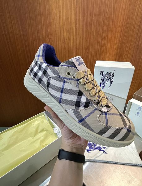 B*urberry Top Sneaker Low  RR 20240814-28