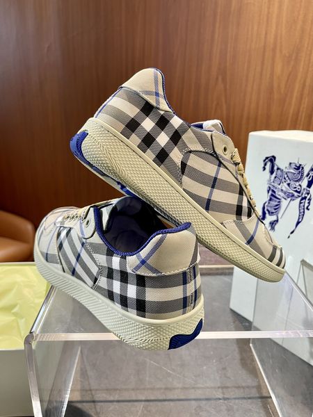 B*urberry Top Sneaker Low  RR 20240814-28