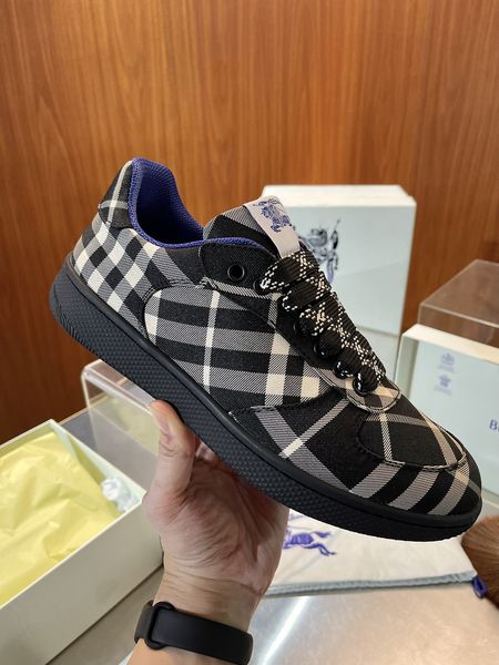 B*urberry Top Sneaker Low  RR 20240814-28