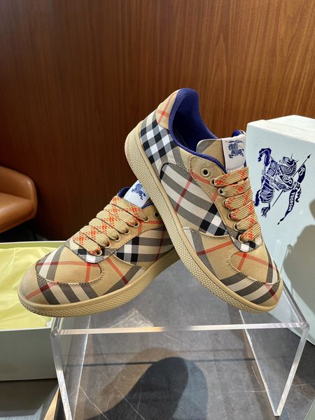 B*urberry Top Sneaker Low  RR 20240814-28