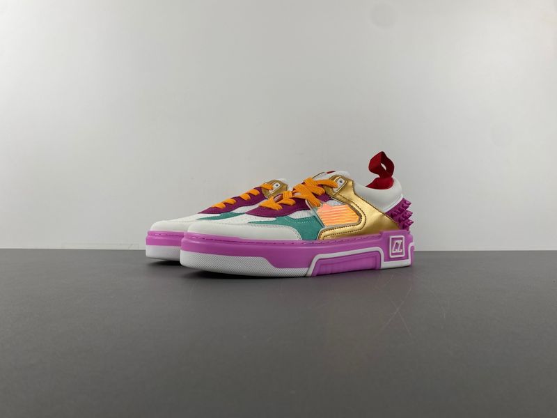 Men and Women C*hristian L*ouboutin Top Sneakers MK20250410-3