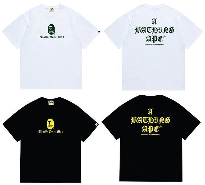 B*ape T-shirt Top Quality Qiqi 20250424-23