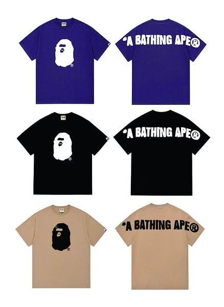 B*ape T-shirt Top Quality Qiqi 20250424-42