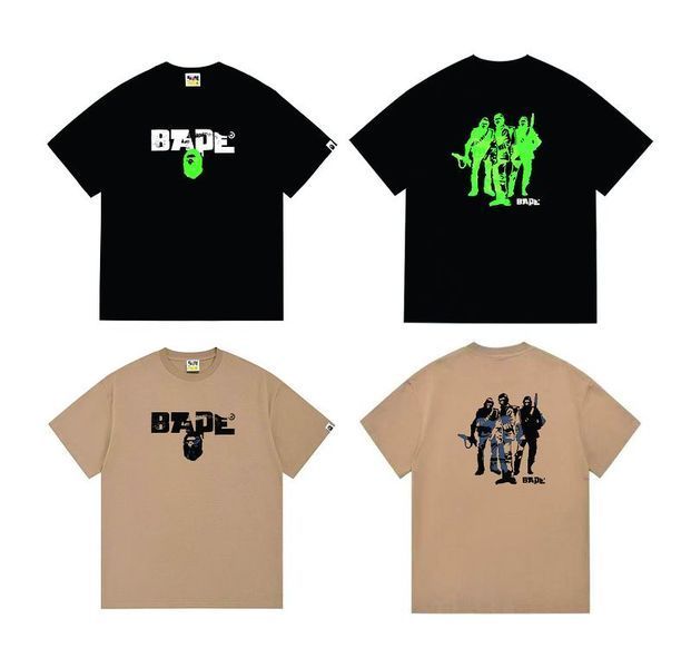 B*ape T-shirt Top Quality Qiqi 20250424-44