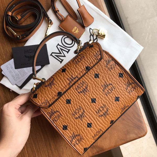 M*CM Top Bag 18.5×9.5×14.5cm