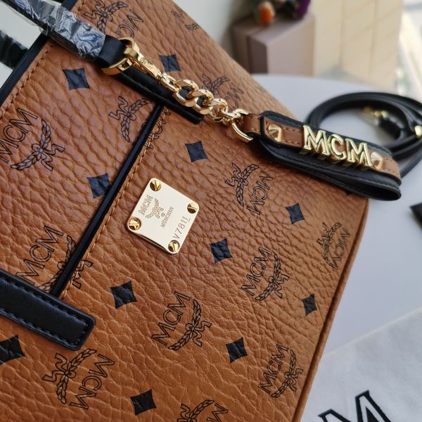 M*CM Top Bag 17*23*8cm
