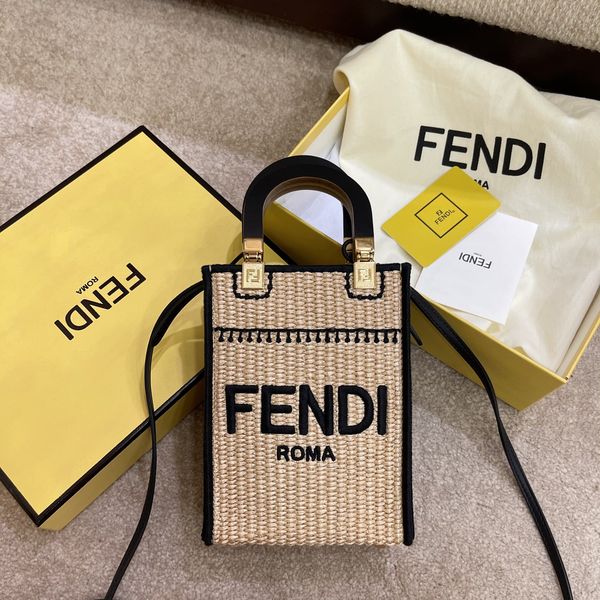 F*endi Bag Top Quality 13*6.5*18cm