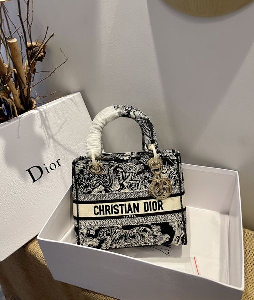D*ior Top Bag 24*20*11cm